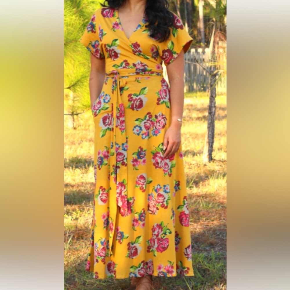 Matilda Jane by Joanna Gaines - Alana Wrap Maxi Dress